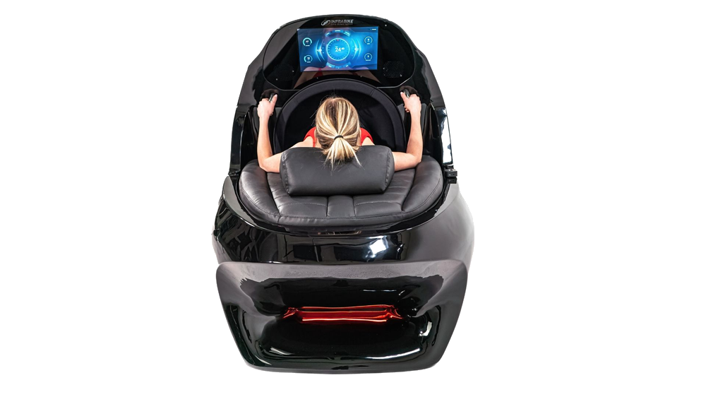 Manillares cromados INFRABIKE® de acero inoxidable para entrenamiento core